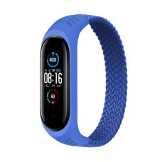 Ремешок BeCover Elastic Nylon Style для Xiaomi Mi Smart Band 5/Mi Smart Band 6 Size M Deep Blue (706149)