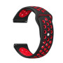 Ремешок BeCover Nike Style для Samsung Galaxy Watch/Active/Active 2/Watch 3/Gear S2 Classic/Gear Sport Black-Red (705695)