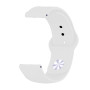 Силиконовый ремешок BeCover для Xiaomi iMi KW66/Mi Watch Color/Haylou LS01/LS02 White (706357)