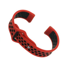 Ремешок BeCover Nike Style для Amazfit Stratos 1/2/2S/3/GTR 2/GTR 47mm/GTR Lite 47mm/Nexo/Pace Red-Black (705817)