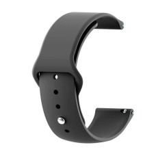 Силиконовый ремешок BeCover для Samsung Galaxy Watch 42mm/Watch Active/Active 2 40/44mm/Watch 3 41mm/Gear S2 Classic/Gear Sport Black (706176)