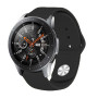 Силиконовый ремешок BeCover для Samsung Galaxy Watch 42mm/Watch Active/Active 2 40/44mm/Watch 3 41mm/Gear S2 Classic/Gear Sport Black (706176)