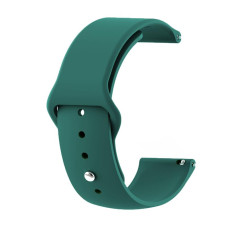 Силиконовый ремешок BeCover для Xiaomi iMi KW66/Mi Watch Color/Haylou LS01/LS02 Dark-Green (706366)