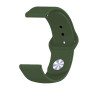 Силиконовый ремешок BeCover для Samsung Galaxy Watch 42mm/Watch Active/Active 2 40/44mm/Watch 3 41mm/Gear S2 Classic/Gear Sport Green (706187)