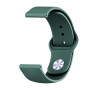 Силиконовый ремешок BeCover для Xiaomi iMi KW66/Mi Watch Color/Haylou LS01/LS02 Dark-Green (706366)
