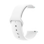 Силиконовый ремешок BeCover для Samsung Galaxy Watch 42mm/Watch Active/Active 2 40/44mm/Watch 3 41mm/Gear S2 Classic/Gear Sport White (706177)