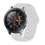 Силиконовый ремешок BeCover для Samsung Galaxy Watch 42mm/Watch Active/Active 2 40/44mm/Watch 3 41mm/Gear S2 Classic/Gear Sport White (706177)