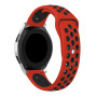 Ремешок BeCover Nike Style для Xiaomi iMi KW66/Mi Watch Color/Haylou LS01/LS02/Haylou Smart Watch Solar LS05 Red-Black (705808)