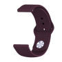 Силиконовый ремешок BeCover для Samsung Galaxy Watch 42mm/Watch Active/Active 2 40/44mm/Watch 3 41mm/Gear S2 Classic/Gear Sport Purple-Wine (706178)