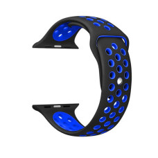 Ремешок BeCover Nike Style для Samsung Galaxy Watch/Active/Active 2/Watch 3/Gear S2 Classic/Gear Sport Black-Blue (705692)