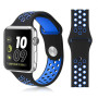 Ремешок BeCover Nike Style для Samsung Galaxy Watch/Active/Active 2/Watch 3/Gear S2 Classic/Gear Sport Black-Blue (705692)