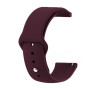 Силиконовый ремешок BeCover для Samsung Galaxy Watch 42mm/Watch Active/Active 2 40/44mm/Watch 3 41mm/Gear S2 Classic/Gear Sport Purple-Wine (706178)