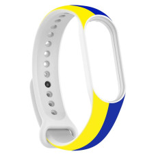 Ремешок Armorstandart New Style для Xiaomi Mi Band 7/6/5 Blue-Yellow (ARM61907)