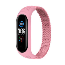 Ремешок BeCover Elastic Nylon Style для Xiaomi Mi Smart Band 5/Mi Smart Band 6 Size L Pink (706163)