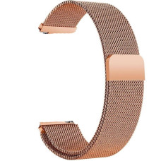Ремінець BeCover Milanese Style для Xiaomi Amazfit Bip (20mm) Lite/Bip S Lite/GTR 42mm/GTS/TicWatch S2/TicWatch E/GTS 3/GTS 2 mini Rose Gold (707740)