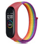 Ремешок BeCover Nylon Style для Xiaomi Mi Smart Band 7 Red-Rainbow (707669)
