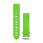 Ремешок для Garmin QuickFit 20 Smooth Silicone Band Green (QF20-SMSB-GRN)