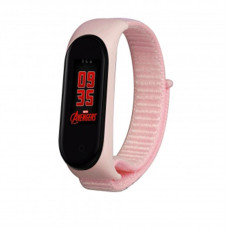 Ремешок BeCover Nylon Style для Xiaomi Mi Smart Band 5 Pink (705428)