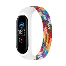 Ремешок BeCover Elastic Nylon Style для Xiaomi Mi Smart Band 5/Mi Smart Band 6 Size L Rainbow (706165)