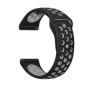 Ремешок BeCover Nike Style для Xiaomi Amazfit Bip/Bip Lite/Bip S Lite/GTR 42mm/GTS/TicWatch S2/TicWatch E Black-Grey (705702)