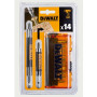 Акс.інстр DeWALT Набір DT71502 біт, магніт. тримачів, 14 предм.