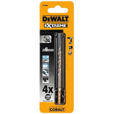 Акс.інстр DeWALT Свердло по металу кобальтове, d= 6 мм, L= 93 мм.