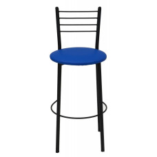 Барний стілець Примтекс плюс барный 1022 Hoker black S-5132 Blue (1022 HOKER black S-5132)
