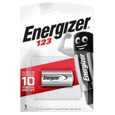 Батарейка Energizer CR123A Lithium BL 1шт