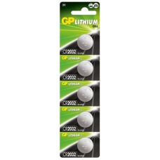 Батарейка GP Batteries CR-2032 bat(3B) Lithium 5 шт