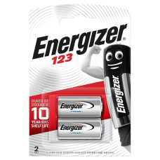 Батарейка Energizer CR123A Lithium 2шт (EL123AP)
