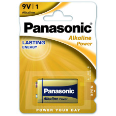 Батарейка Panasonic Крона 6LR61 Alkaline Power * 1 (6LF22APB/1BP)