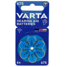 Батарейка Varta 675 PR44 BL 6 шт. (для слухових апаратів)