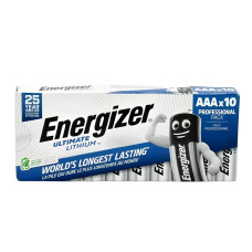 Батарейка Energizer Ultimate Lithium L92 AAA/LR03 BL 10шт
