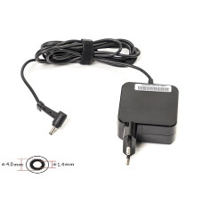 Блок питания PowerPlant для ноутбука Asus 220V, 19V 45W 2.37A, 4.0х1.4мм, wall mount (WM-AS45F4014)