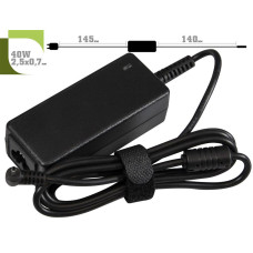 Блок питания 1StCharger для ноутбука Samsung 12V 40W 3.33A 2.5х0.7мм + каб.пит. (AC1STSA40WB)