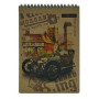 Блокнот Buromax spiral top, А5, 80sheets, KRAFT, white, perforation,assorted (BM.2473)