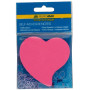Бумага для заметок Buromax with adhesive layer "Heart", 50 sheets, NEON colors mix (BM.2362-99)