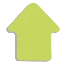 Бумага для заметок Buromax with adhesive layer "Arrow", 50 sheets, NEON colors mix (BM.2366-99)