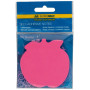 Бумага для заметок Buromax with adhesive layer "Apple", 50 sheets, NEON colors mix (BM.2360-99)