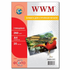 Бумага WWM A4 (G260N.20/C)