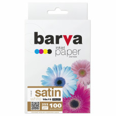 Бумага Barva 10x15, 255 g/m2, PROFI, 100арк, satin (V255-267)