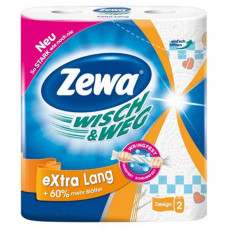 Бумажные полотенца Zewa Wisch&Weg Extra Lang Original 2-слойные 2 шт (7322540833300/7322540973174)