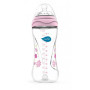 Бутылочка для кормления Nuvita Mimic 330 мл 4м+ антиколиковая, розовая (NV6050Pink)