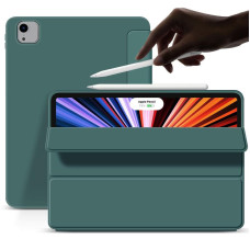 Чохол BeCover Tri Fold Soft TPU Silicone для Apple iPad Air 13" M2 2024 Dark Green (711470)