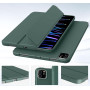 Чохол-книжка BeCover Tri Fold Soft TPU Silicone для Apple iPad Pro 11" M4 2024 Dark Green (711746)