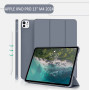 Чохол-книжка BeCover Tri Fold Soft TPU Silicone для Apple iPad Pro Pro 13" M4 2024 Purple (711754)
