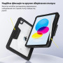 Чохол-книжка BeCover Rugged Origami Transparent з кріпленням Apple Pencil для Apple iPad 10.9" (2022/2024)/iPad (А16) 2025 11" Black (714966)