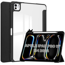 Чохол-книжка BeCover Soft Edge TPU з кріпленням Apple Pencil для Apple iPad Pro 11" M4 2024 Black (711714)