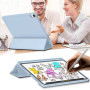 Чохол BeCover Tri Fold Soft TPU з кріпленням Apple Pencil для Apple iPad Air 11" M2 2024 Light Blue (711403)