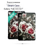 Чохол BeCover Smart Case для Samsung Galaxy Tab A11 SM-X133/SM-X135 8.7" Black Rose (713983)